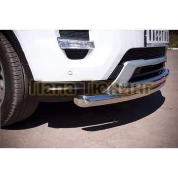 Защита передняя двойная d76-d57  РусСталь для Land Rover Evoque 2011-