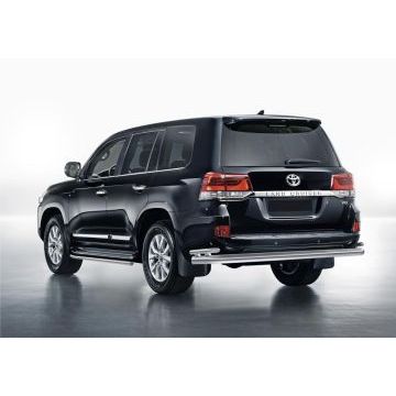 Защита штатных порогов 42 мм Rival для Toyota Land Cruiser 200/Lexus LX-570 2012-