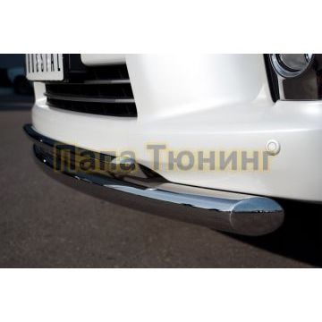 Защита передняя двойная d76-d42 РусСталь для Lexus LX-570 2012-2015