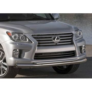Защита передняя двойная 76-57 мм Rival для Lexus LX-570 2012-2015