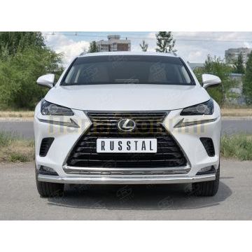 Защита переднего бампера секции d57 для Lexus NX-300 2017-