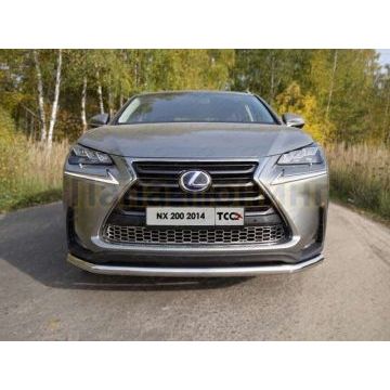 Защита переднего бампера 60 мм ТСС для Lexus NX-200 2014-2017 Защита переднего бампера 60 мм ТСС для Lexus NX-200 2014-2017