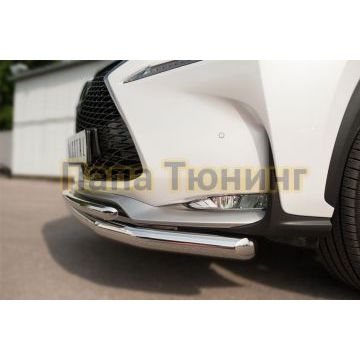 Защита передняя двойная d57-d42 РусСталь для Lexus NX-200/200t/300h 2014-2017