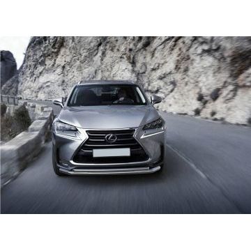 Защита передняя двойная 57-42 мм Rival для Lexus NX-200/200t/300h 2014-2017