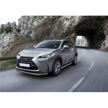 Защита переднего бампера 57 мм Rival для Lexus NX-200/200t/300h 2014-2017