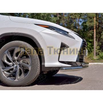 Защита передняя двойная d57-d42 РусСталь для Lexus RX-200t 2015-