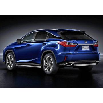 Защита заднего бампера 57 мм Rival для Lexus RX-200t/350 2015-