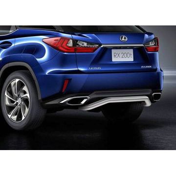 Защита заднего бампера скоба 57 мм Rival для Lexus RX-200t/350 2015-