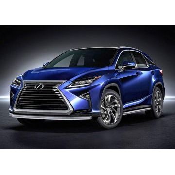 Защита переднего бампера 57 мм Rival для Lexus RX-200t/350 2015-