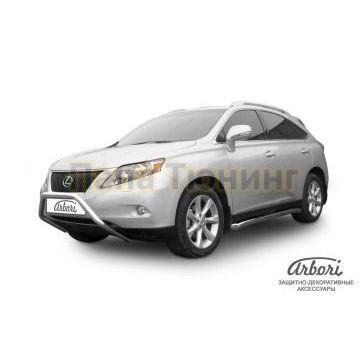 Кенгурин низкий мини 57 мм Slitkoff для Lexus RX-350 2009-2012 Кенгурин низкий мини 57 мм Slitkoff для Lexus RX-350 2009-2012