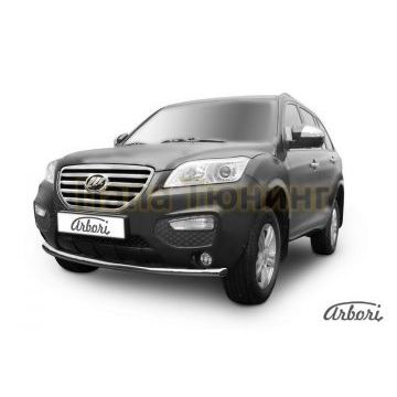 Защита переднего бампера 60 мм Arbori для Lifan Х-60 2011-