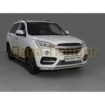 Защита переднего бампера 60 мм ТСС для Lifan X60 2016-