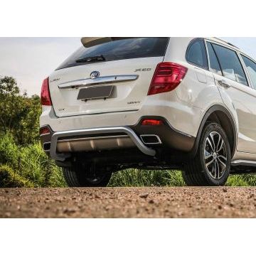 Защита заднего бампера скоба 57 мм Rival для Lifan X-60 2016-