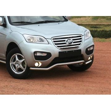 Защита передняя волна 57 мм Rival для Lifan X60 2011-2016