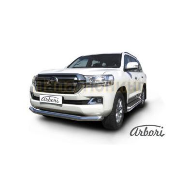 Защита переднего бампера 76 мм Slitkoff для Toyota Land Cruiser 200 2015- Защита переднего бампера 76 мм Slitkoff для Toyota Land Cruiser 200 2015-