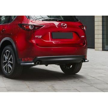 Защита задняя уголки 42 мм Rival для Mazda CX-5 2017-