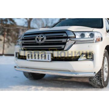 Защита переднего бампера d76 РусСталь для Toyota Land Cruiser 200 2015-