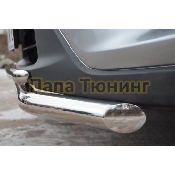 Защита передняя двойная d57-d42 РусСталь для Mazda CX-5 2011-2015