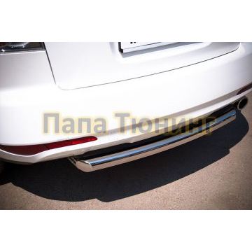 Защита заднего бампера d57 РусСталь для Mazda CX-7 2010-2013