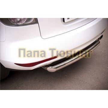 Защита заднего бампера d76 РусСталь для Mazda CX-7 2010-2013