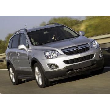 Пороги алюминиевые Rival Black-Premium для Chevrolet Captiva/Opel Antara 2006-2016