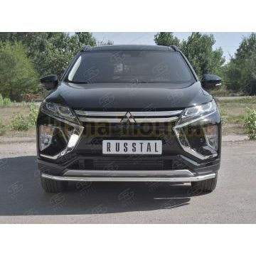 Защита переднего бампера d42 секции для Mitsubishi Eclipse Cross 2018-