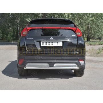 Защита заднего бампера d57 дуга для Mitsubishi Eclipse Cross 2018-