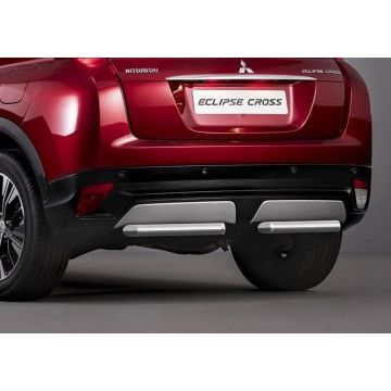 Защита заднего бампера 57 мм Rival для Mitsubishi Eclipse Cross 2018-