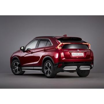 Защита заднего бампера 57 мм Rival для Mitsubishi Eclipse Cross 2018-