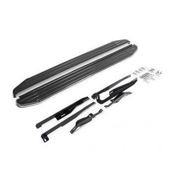 Пороги алюминиевые Rival Premium для Chevrolet Captiva/Opel Antara 2006-2016