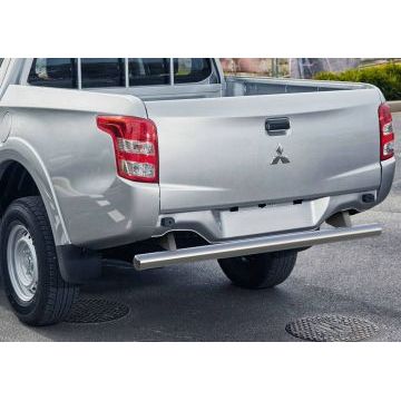 Защита заднего бампера 76 мм Rival для Mitsubishi L200 2015-2019