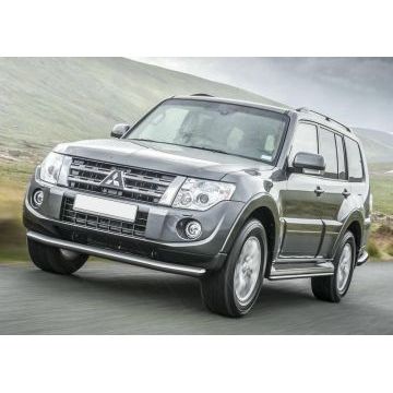 Защита переднего бампера 76 мм Rival для Mitsubishi Pajero 4 2011-