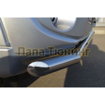 Защита переднего бампера d57 РусСталь для Mitsubishi Pajero IV 2011-2014