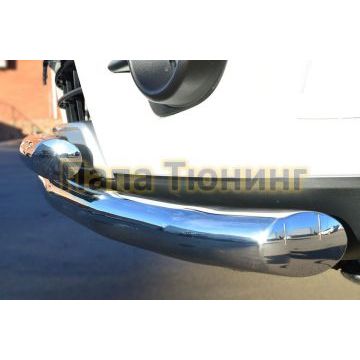 Защита передняя двойная d57-d57 РусСталь для Mitsubishi Pajero Sport 2013-2016