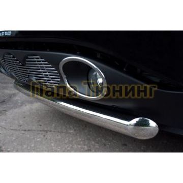 Защита переднего бампера d76 РусСталь для Nissan Juke 2010-