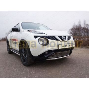 Защита переднего бампера 42 мм ТСС для Nissan Juke 2014-
