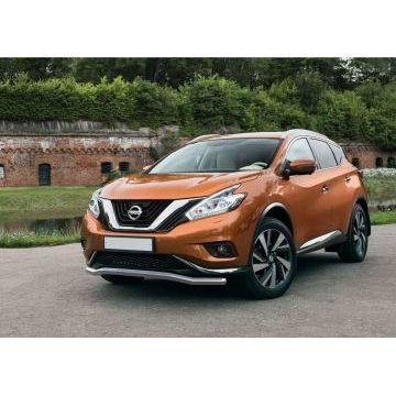Защита передняя волна 57 мм Rival для Nissan Murano 2016-