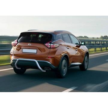 Защита заднего бампера скоба 57 мм Rival для Nissan Murano 2016-
