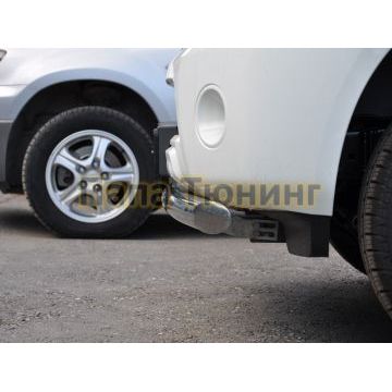 Защита переднего бампера d76 РусСталь для Nissan Pathfinder 2010-2014