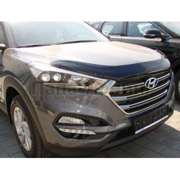 Дефлектор капота темный SIM для Hyundai Tucson 2015-