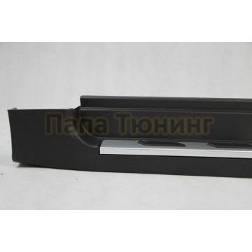 Пороги алюминиевые Aero-style OEM Tuning для Hyundai Tucson 2015-2021