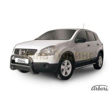 Кенгурин низкий 57 мм Slitkoff для Nissan Qashqai 2007-2010
