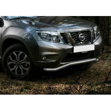 Защита передняя волна 57 мм Rival для Nissan Terrano 2014-