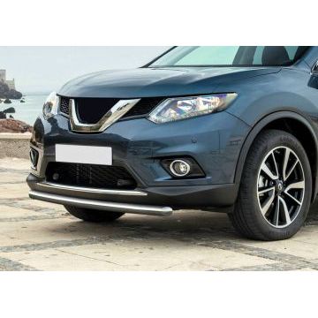 Защита передняя короткая 57 мм Rival для Nissan X-Trail T32 2015-2018