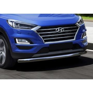 Защита переднего бампера 57 мм Rival для Hyundai Tucson 2015-2021