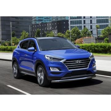 Защита переднего бампера 57 мм Rival для Hyundai Tucson 2015-2021