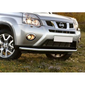 Защита переднего бампера 57 мм Rival для Nissan X-Trail T31 2011-2015