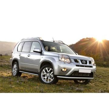Защита переднего бампера 57 мм Rival для Nissan X-Trail T31 2011-2015