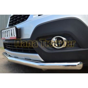 Защита переднего бампера d57 РусСталь для Opel Mokka 2012-