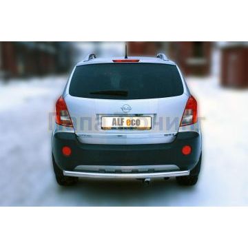Защита заднего бампера 60 мм ALFeco для Opel Antara 2010-2017